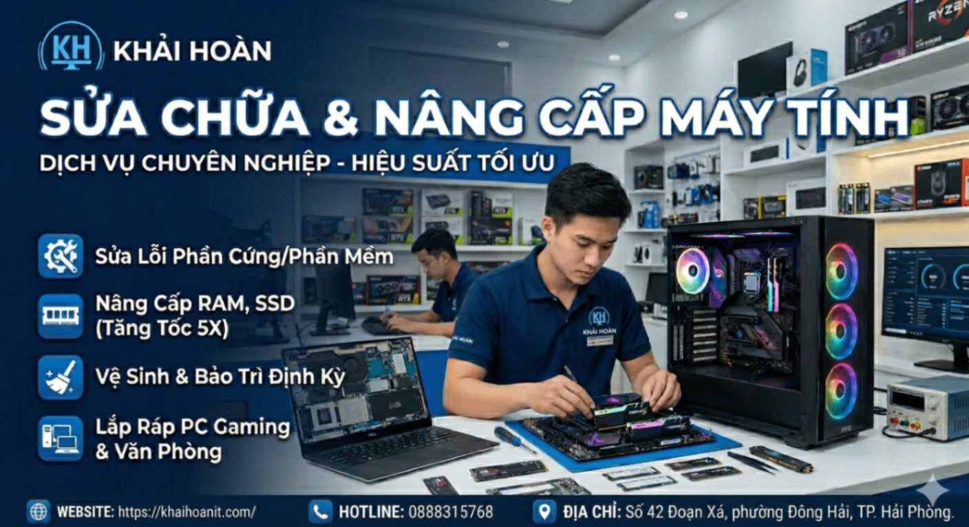 Hướng Dẫn Nâng Cấp Máy Tính Từ A-Z: Giải Pháp Tăng Tốc Hiệu Năng Tiết Kiệm Nhất