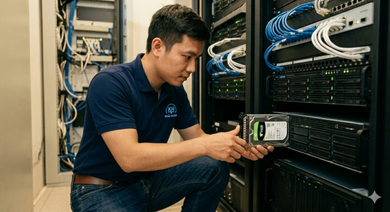 Dịch vụ Tư vấn, Lắp đặt & Sửa chữa Máy Chủ (Server) - NAS tại Hải Phòng | Khải Hoàn IT