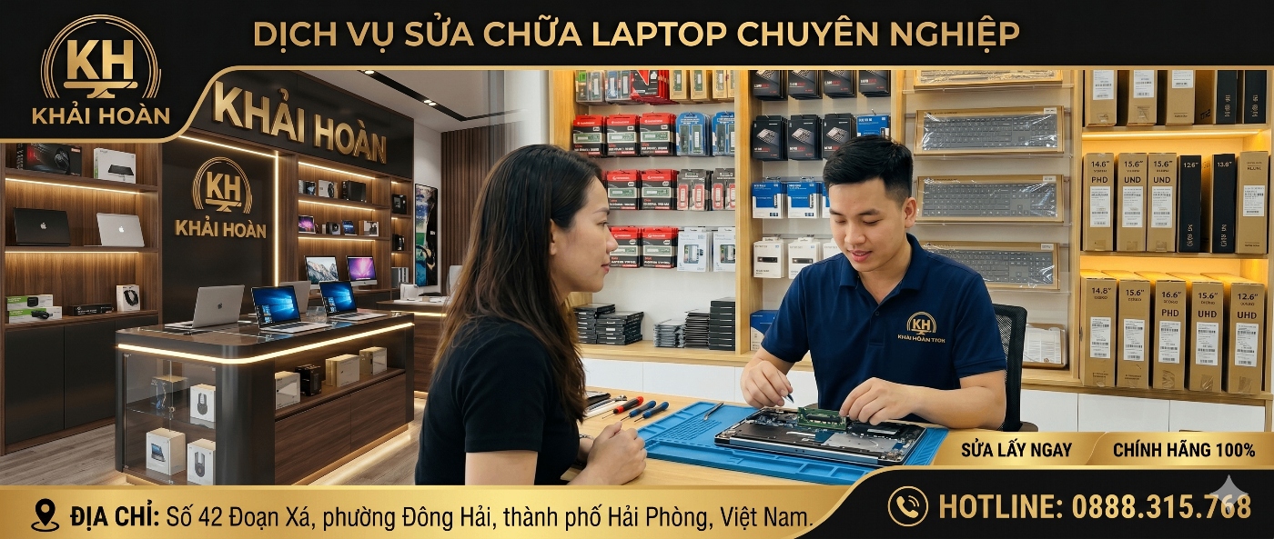 Dịch Vụ Sửa Chữa Laptop Chuyên Nghiệp, Lấy Ngay Tại Hải Phòng